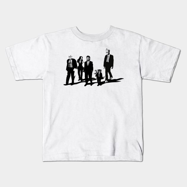 Reservoir Aholes Kids T-Shirt by crocktees